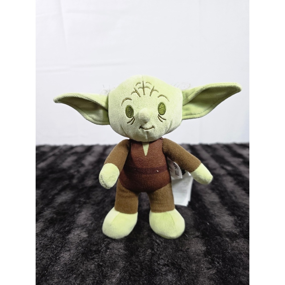 Disney nuiMOs Star Wars Yoda Plush Posable Figure Green Brown Small Collectible